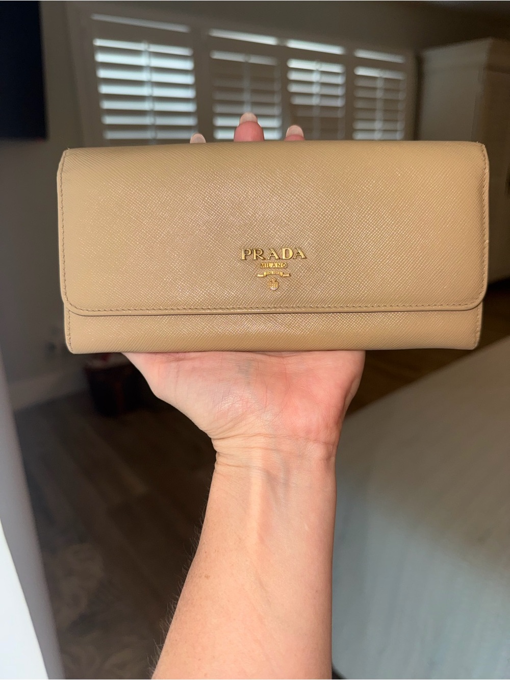 Prada - AUTHENTIC Saffiano Multicolor Continental Flap Wallet COA INCLUDED